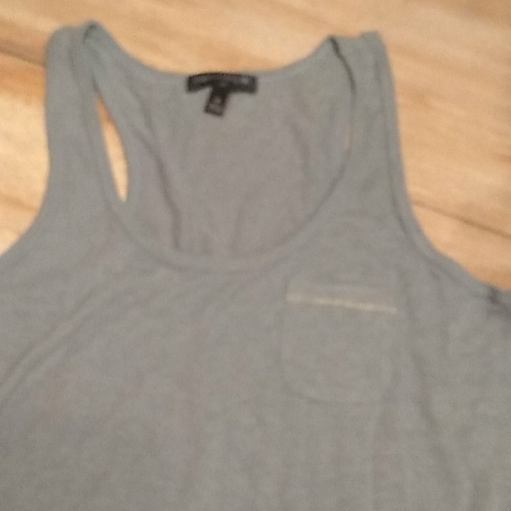 Slub knit racerback tank.